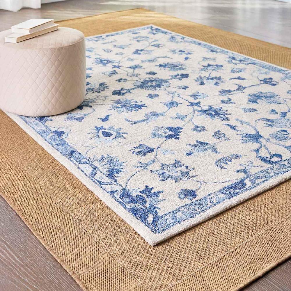 At Home (E54) Light Brown Border Sisal Indoor & Outdoor Area Rug 7x10