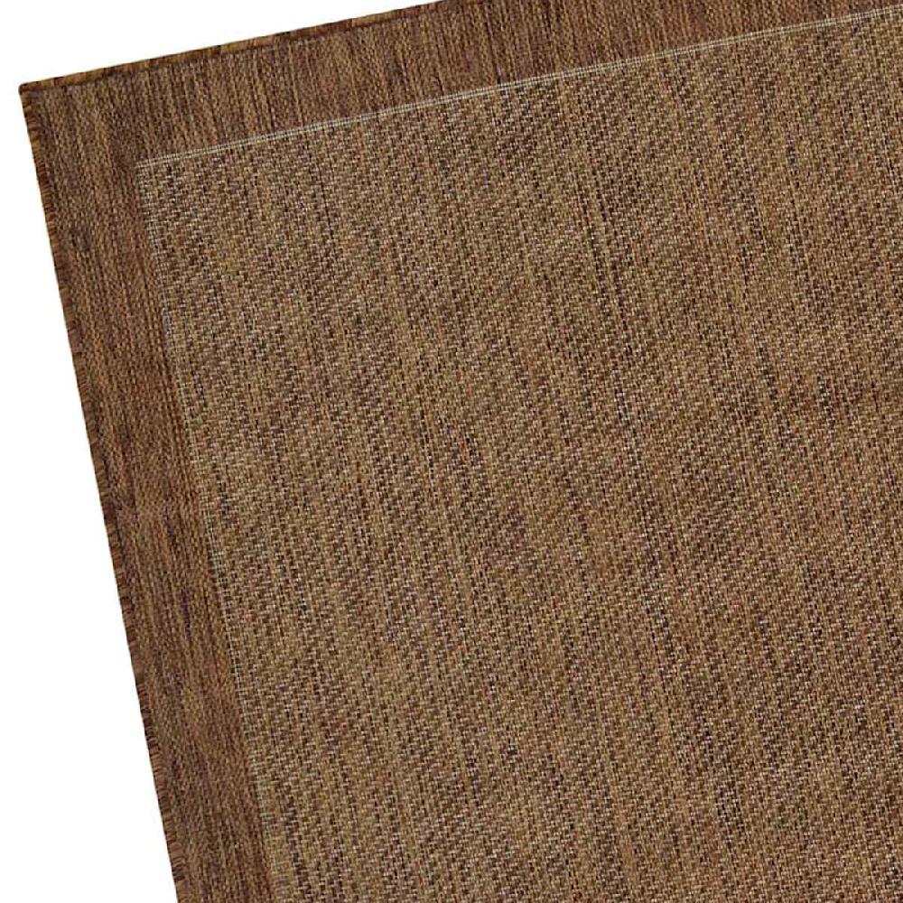 At Home (E54) Light Brown Border Sisal Indoor & Outdoor Area Rug 7x10