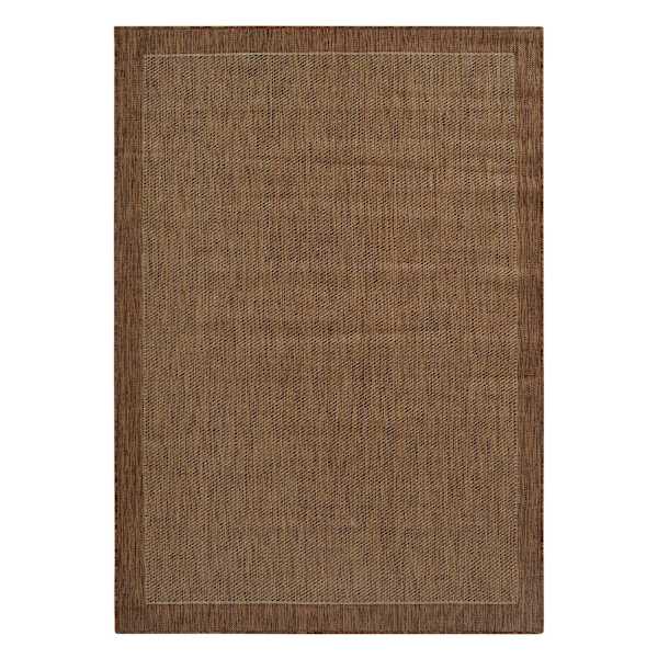 at home (E54) Light Brown Border Sisal Indoor & Outdoor Area Rug 7x10