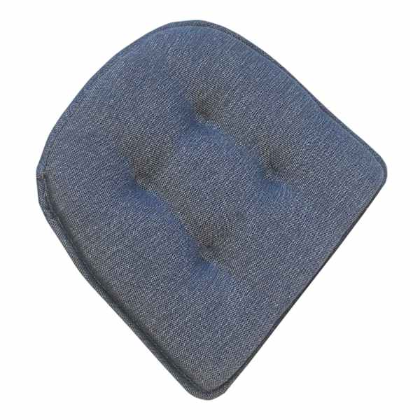 at home Embrace Blue Non-Skid Gripper Dining Chair Cushion