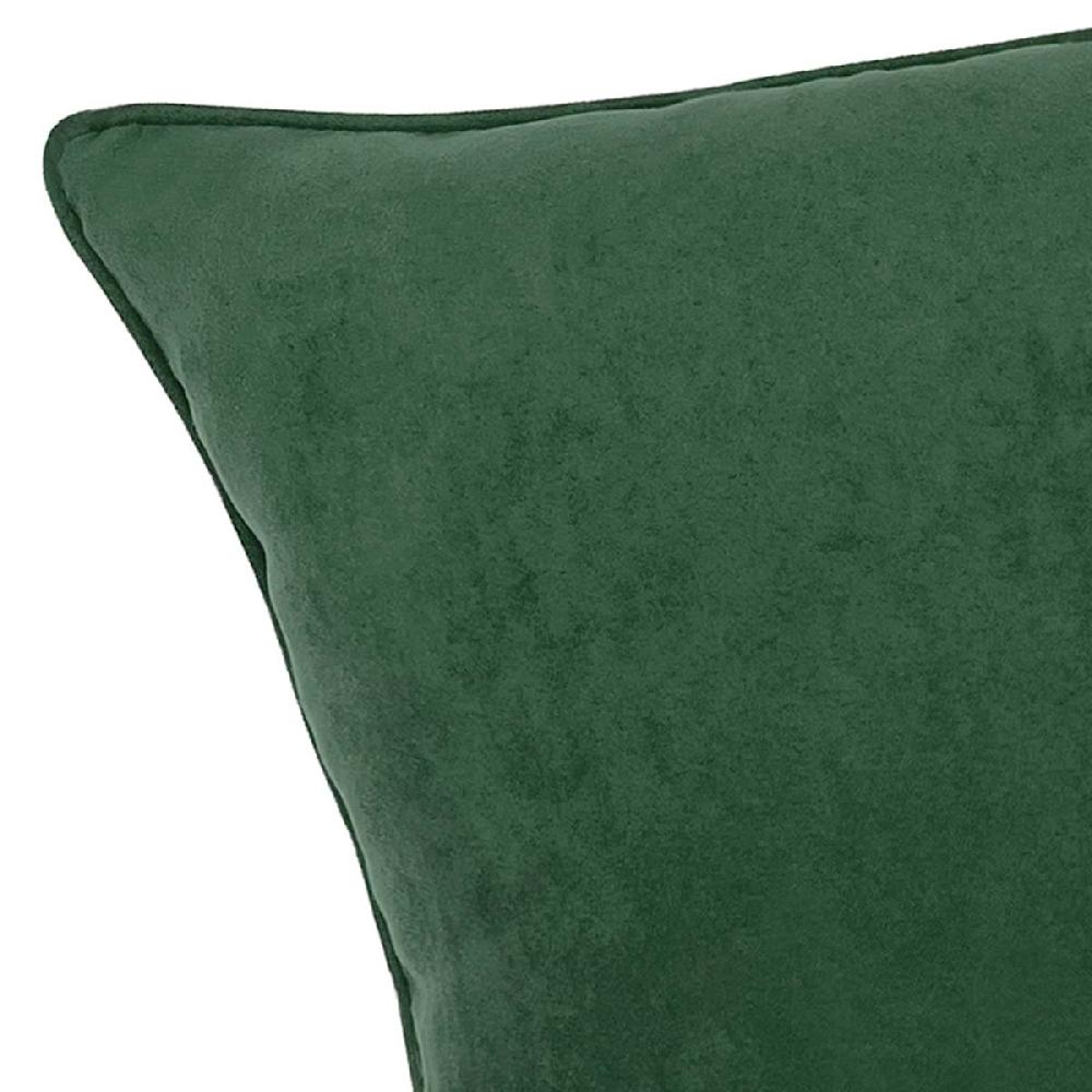 At Home Emerald Green Torrey Faux Suede Throw Pillow 18"
