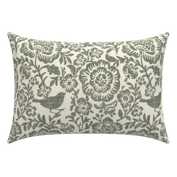 at home Endive Floral Lumbar Outdoor Throw Pillow 14x20