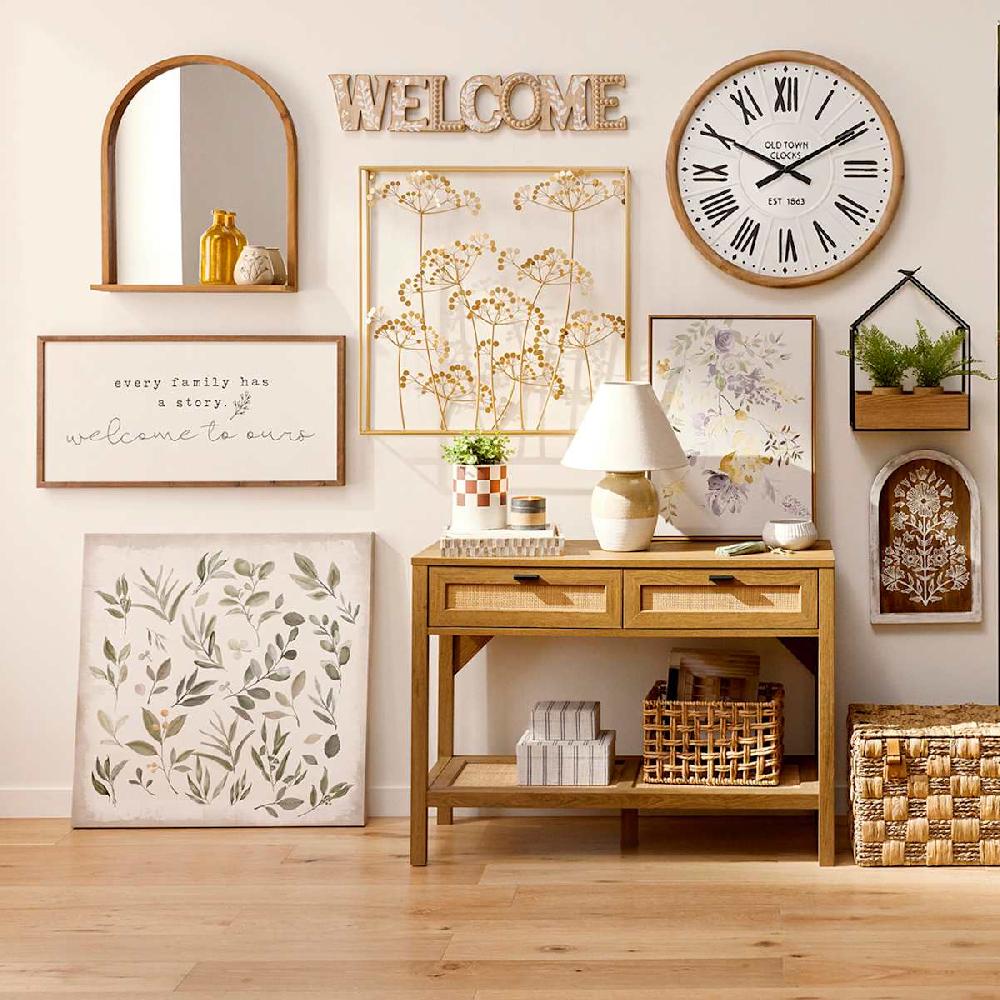 At Home Every Family Has A Story Framed Canvas Wall Sign 32x16