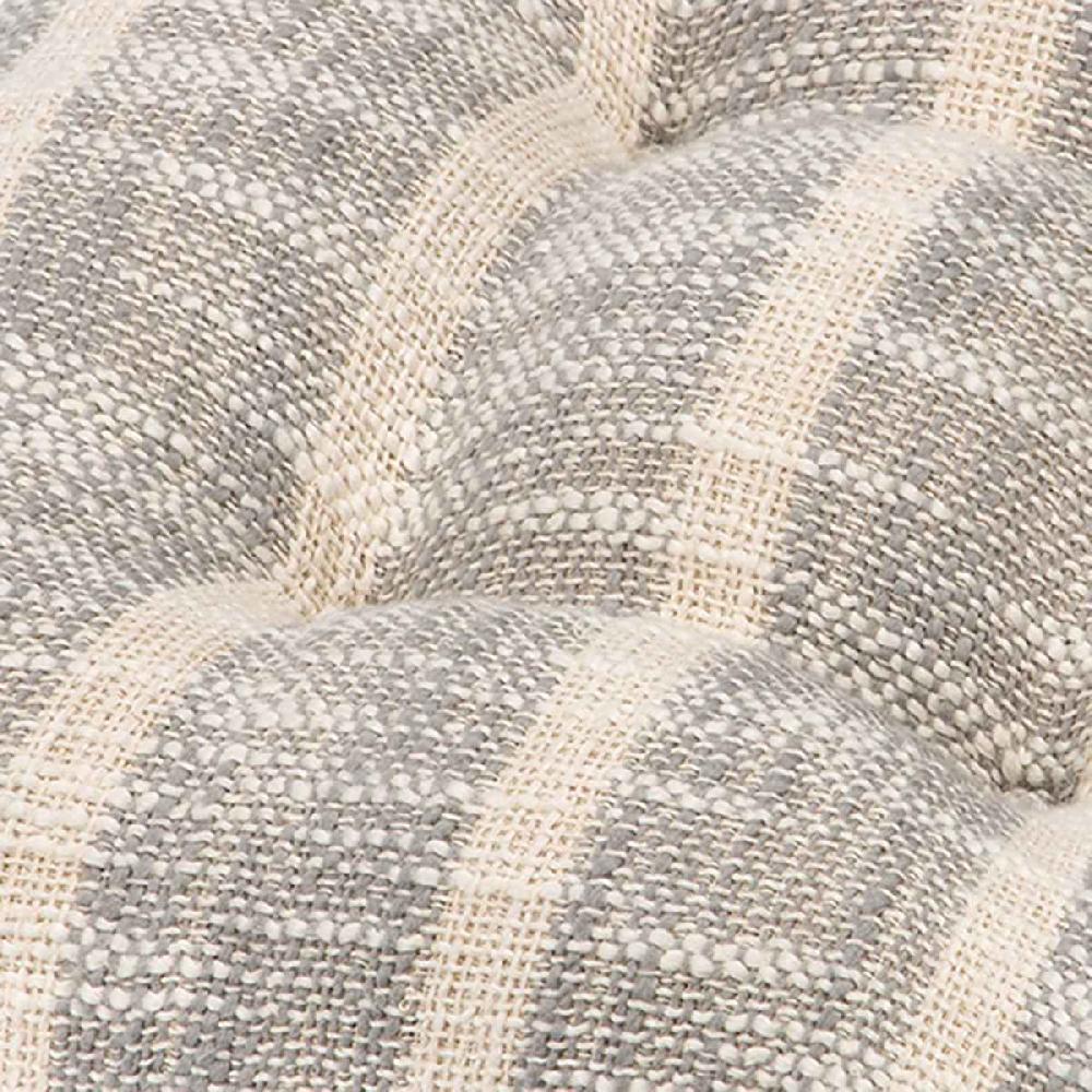 At Home Farmhouse Griffin Grey Stripe Dining Chair Cushion