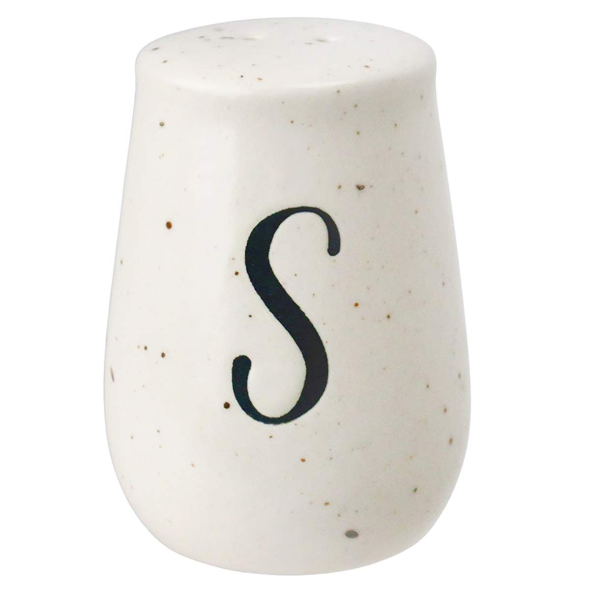 At Home Farmhouse Speckled Stoneware Salt & Pepper Shaker Set