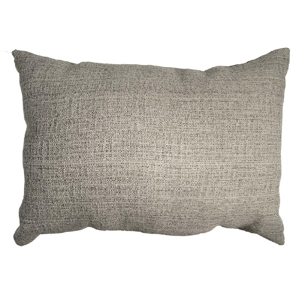 At Home Fiddlestix Linen Premium Lumbar Outdoor Throw Pillow 14x20