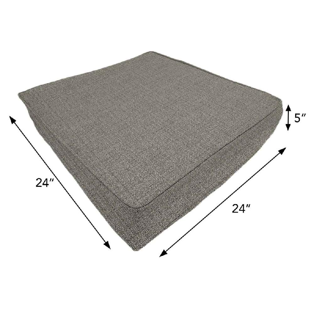 At Home Fiddlestix Linen Premium Outdoor Deep Seat Cushion