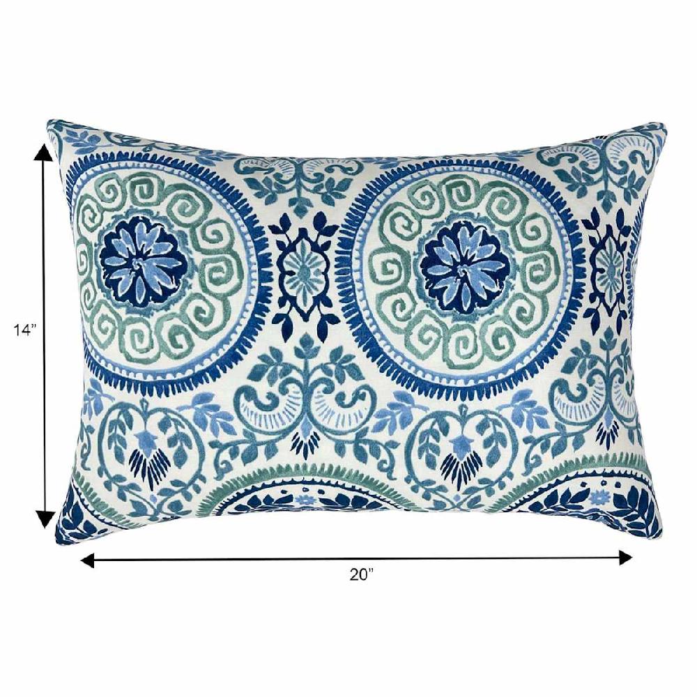 At Home Finley Coast Lumbar Outdoor Throw Pillow 14x20