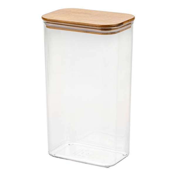 at home Food Storage Container with Bamboo Lid 121.7oz