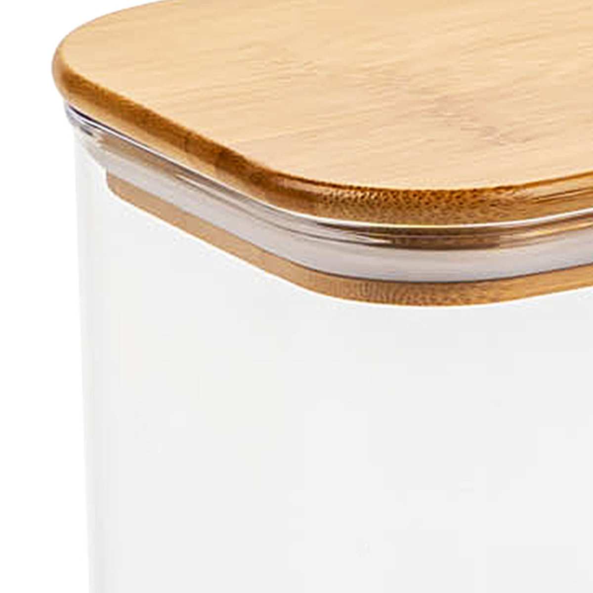 At Home Food Storage Container With Bamboo Lid 37.2oz