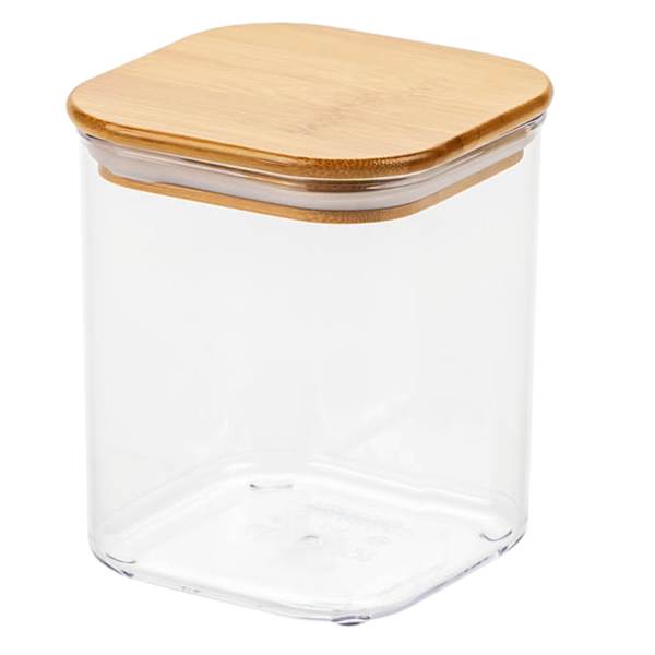 at home Food Storage Container with Bamboo Lid 37.2oz