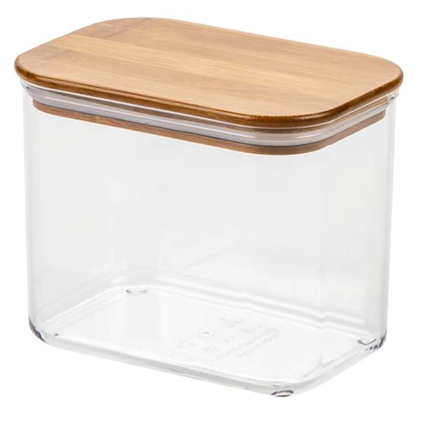 at home Food Storage Container with Bamboo Lid 57.5oz