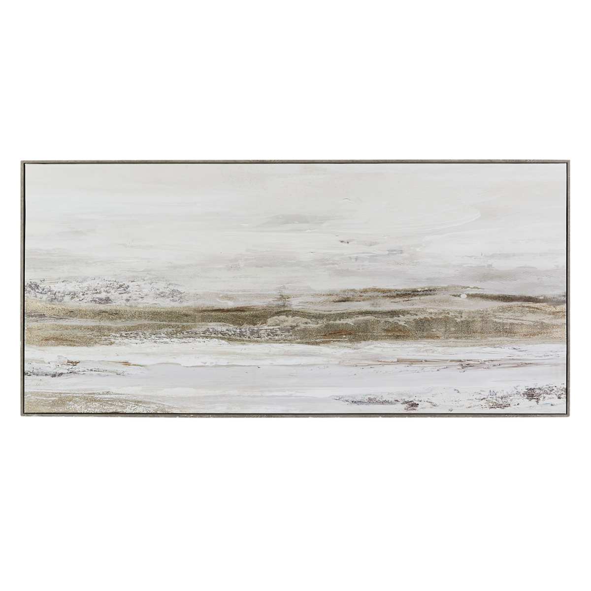 At Home Framed Landscape Abstract Canvas Wall Art 60x28