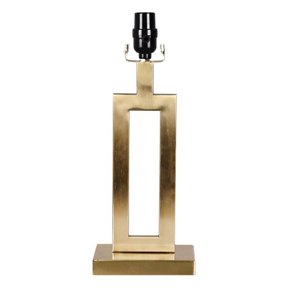 at home Gold Metal Open Rectangle Small Lamp Base 16"