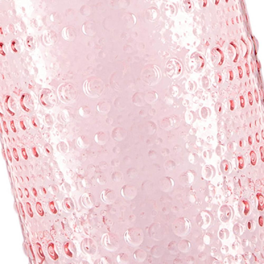 At Home Halo Blush Pink Canister With Bamboo Lid 91oz