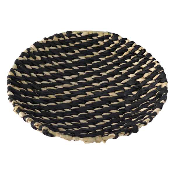 at home Handwoven Rattan Decorative Round Wall Basket 13"