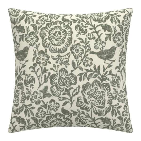 at home Honeybloom Endive Floral Oversized Square Outdoor Throw Pillow 20"