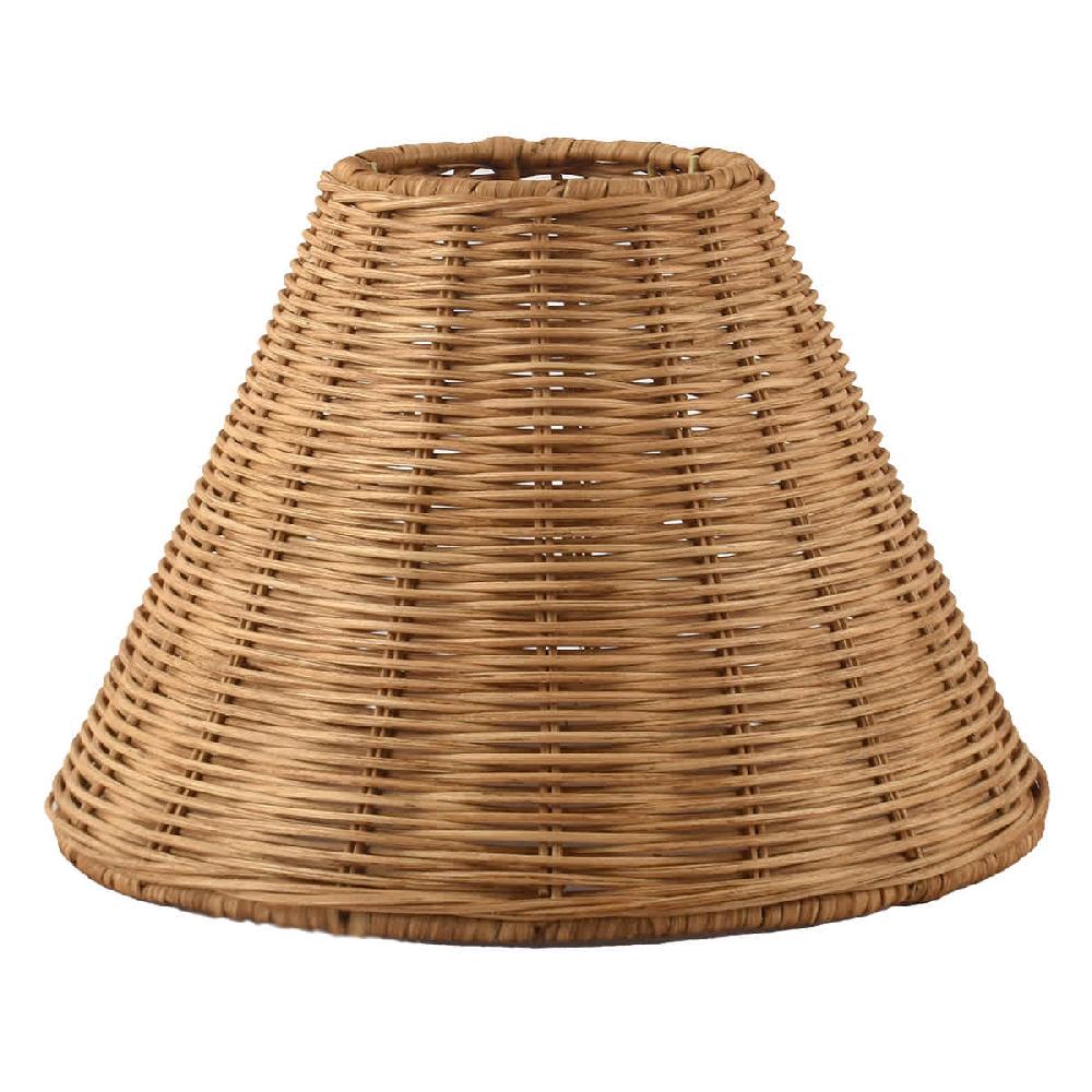 At Home Honeybloom Natural Rattan Medium Table Lamp Shade 6x14x10