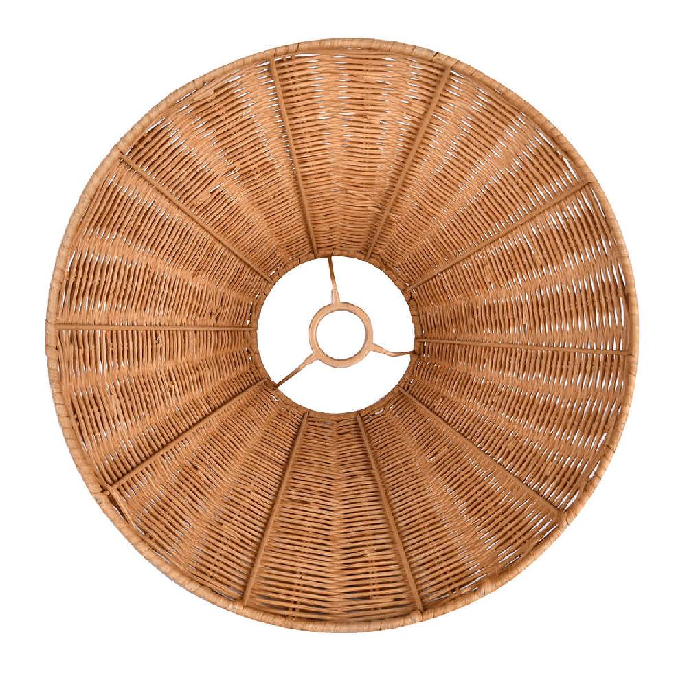 At Home Honeybloom Natural Rattan Medium Table Lamp Shade 6x14x10