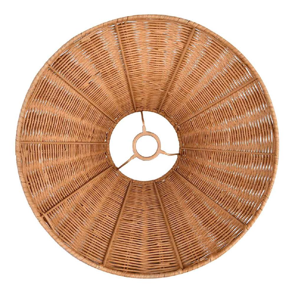 At Home Honeybloom Natural Rattan Small Table Lamp Shade 5x12x8