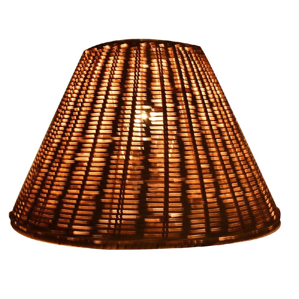 At Home Honeybloom Natural Rattan Small Table Lamp Shade 5x12x8