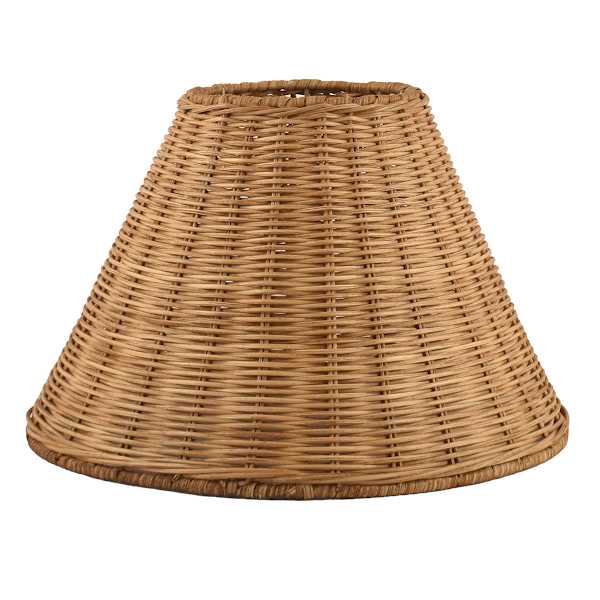 at home Honeybloom Natural Rattan Small Table Lamp Shade 5x12x8