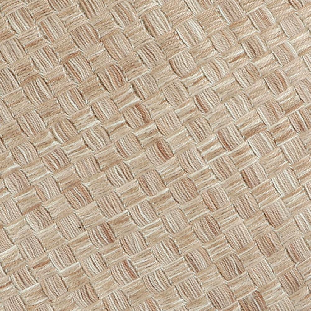 At Home Honeybloom Natural Textured Grid Woven Square Outdoor Throw Pillow 18"