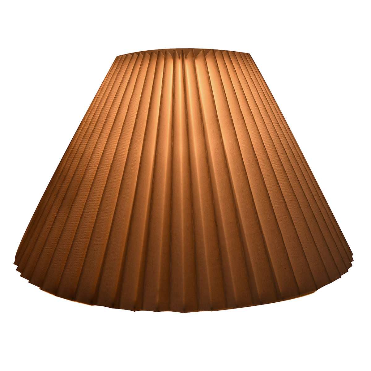 At Home Honeybloom White Pleated Small Table Lamp Shade 5x12x8