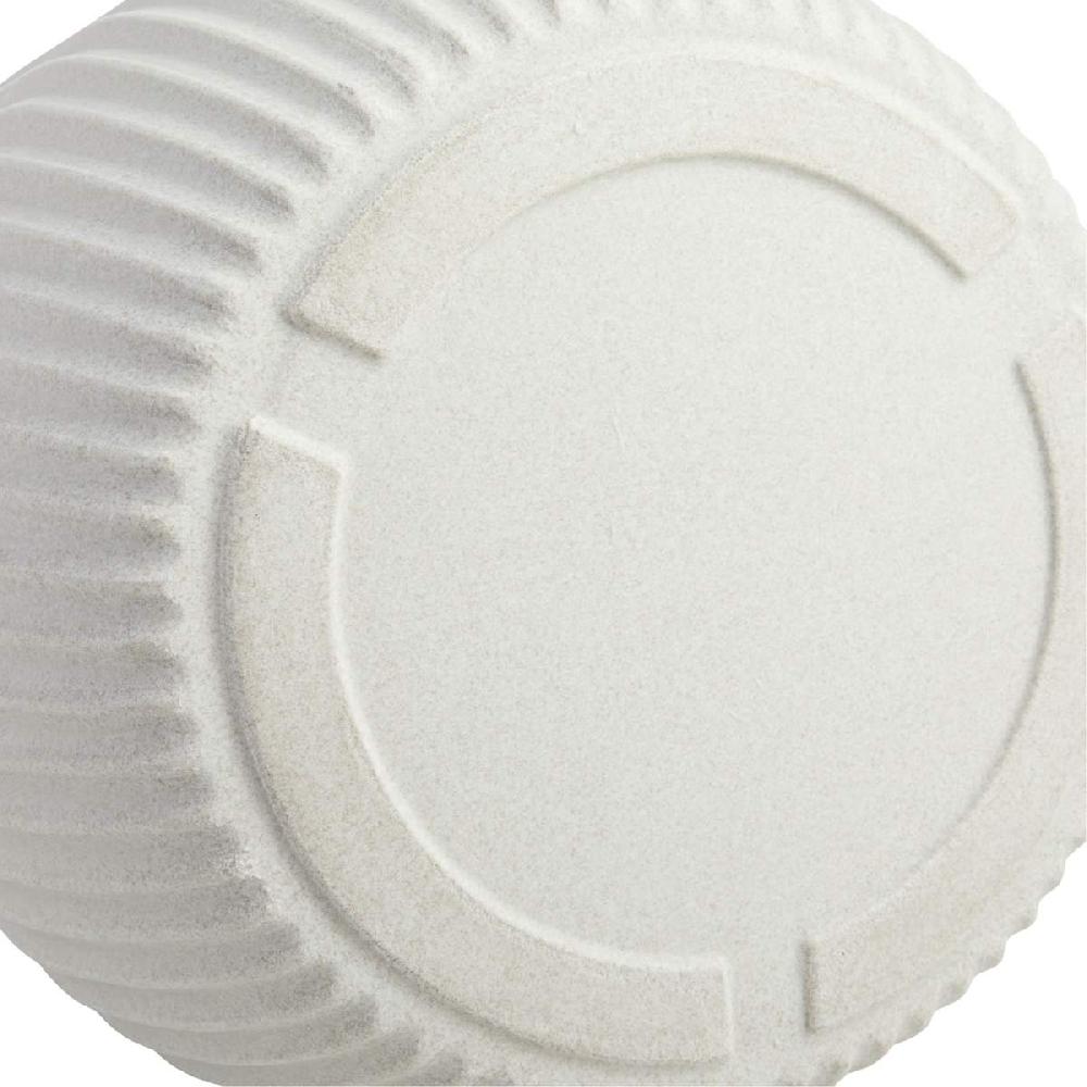 At Home Japi Off-White Tall Fluted Outdoor Planter Medium