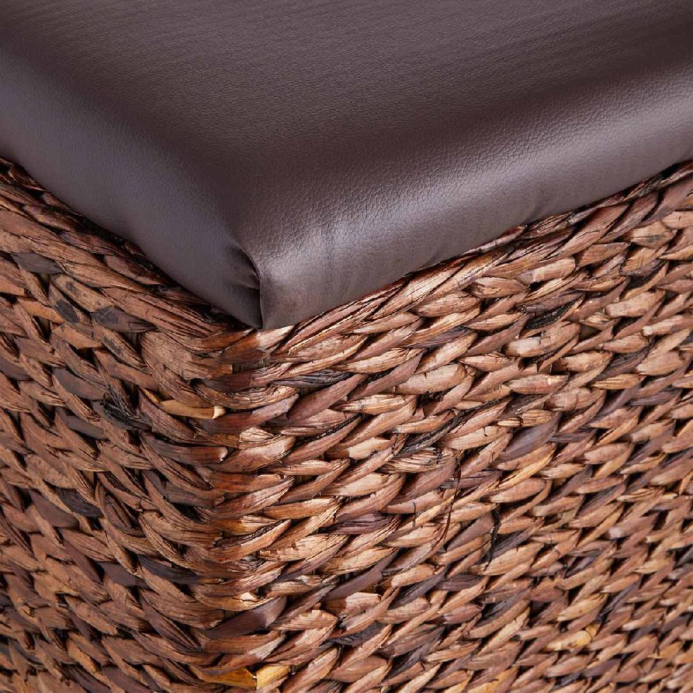 At Home Jute Natural Brown Storage Trunk Extra Large