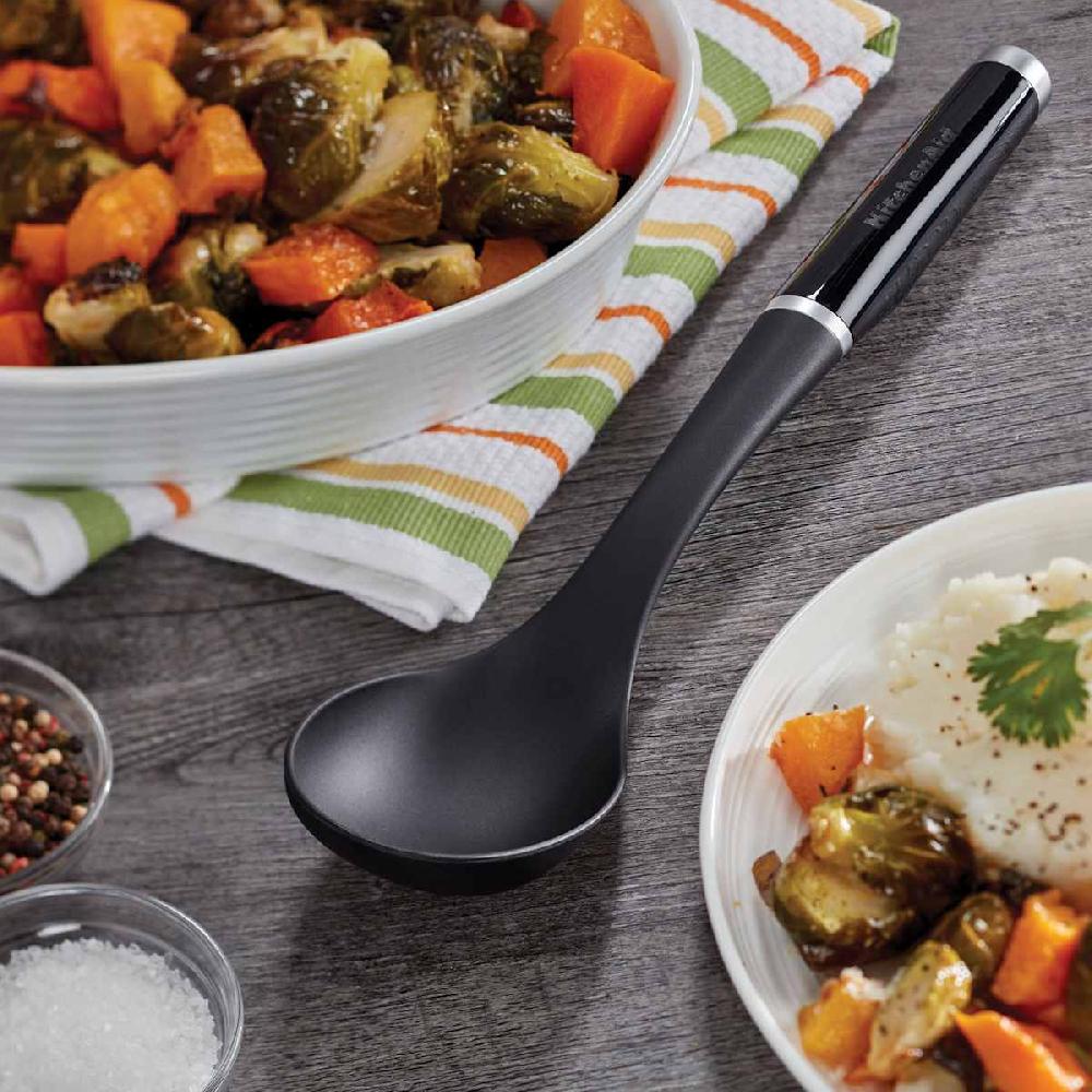 At Home KitchenAid Classic Nylon Basting Spoon Black