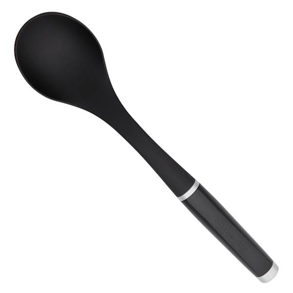at home KitchenAid Classic Nylon Basting Spoon Black