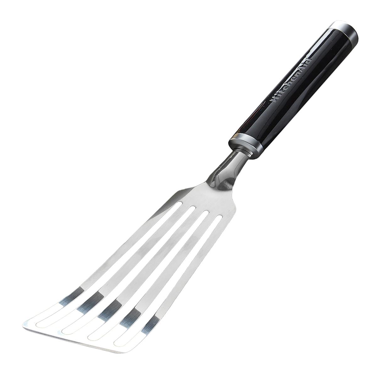 At Home KitchenAid Classic Stainless Steel Flex Spatula Black