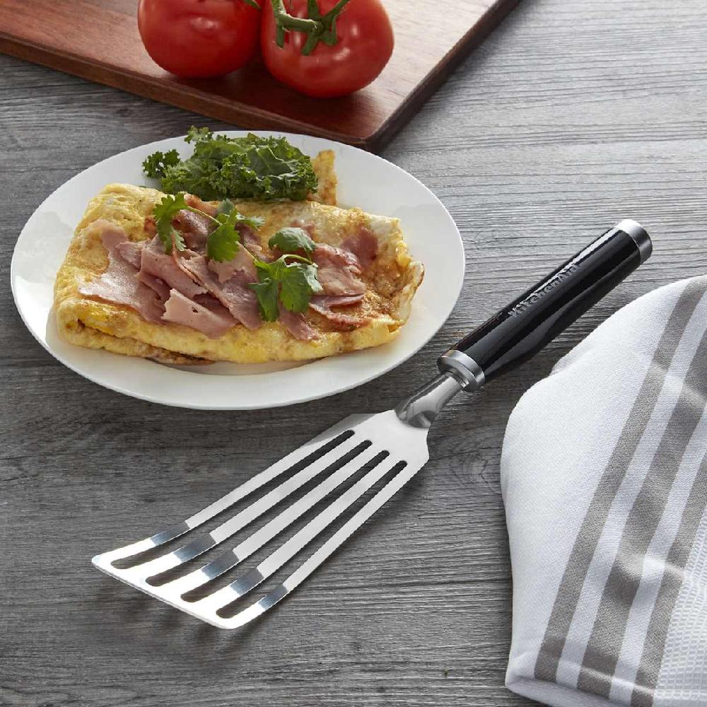 At Home KitchenAid Classic Stainless Steel Flex Spatula Black