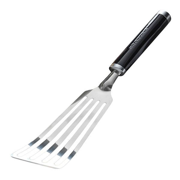 at home KitchenAid Classic Stainless Steel Flex Spatula Black