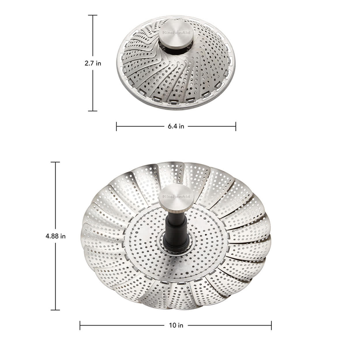 At Home KitchenAid Universal Stainless Steel Steamer Basket