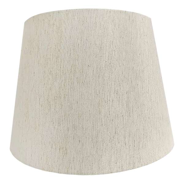 at home Light Tan Tapered Drum Large Table Lamp Shade 13x17x12