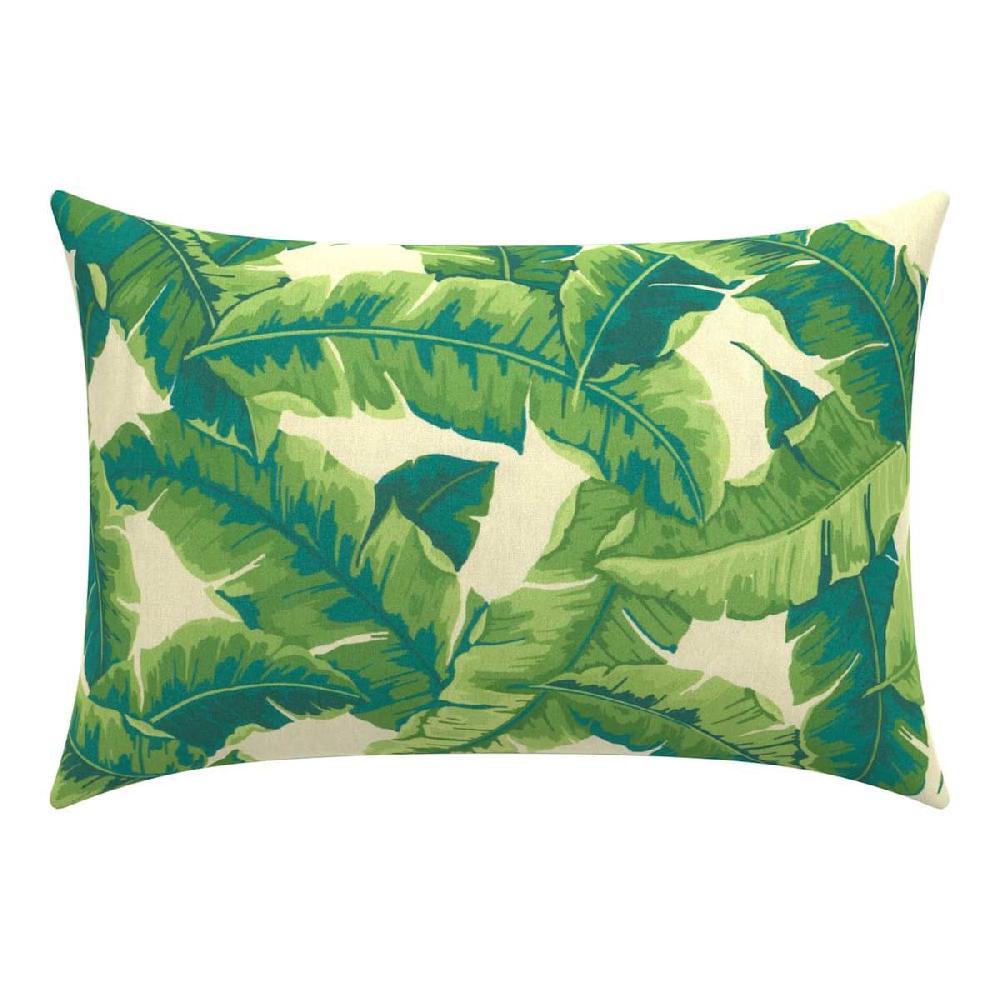At Home Marconi Leaf Lumbar Outdoor Throw Pillow 14x20