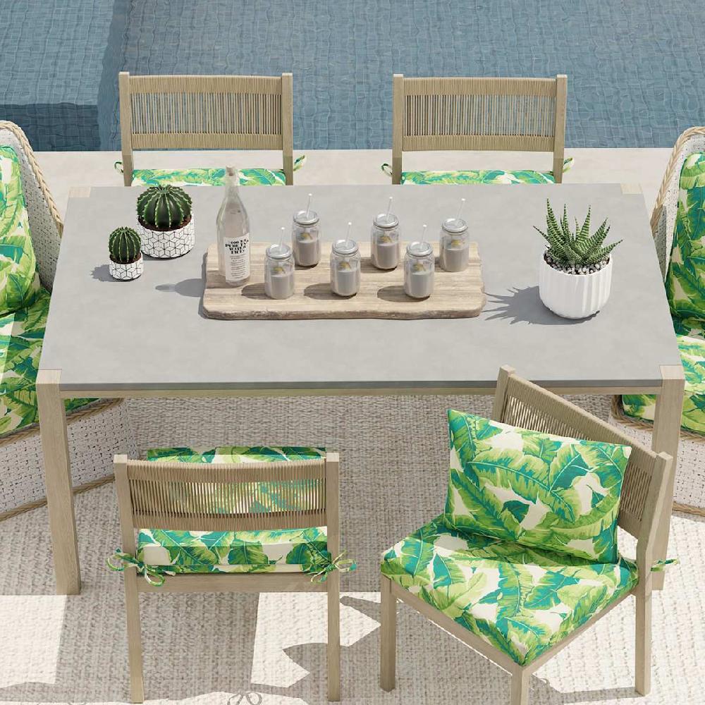 At Home Marconi Leaf Lumbar Outdoor Throw Pillow 14x20