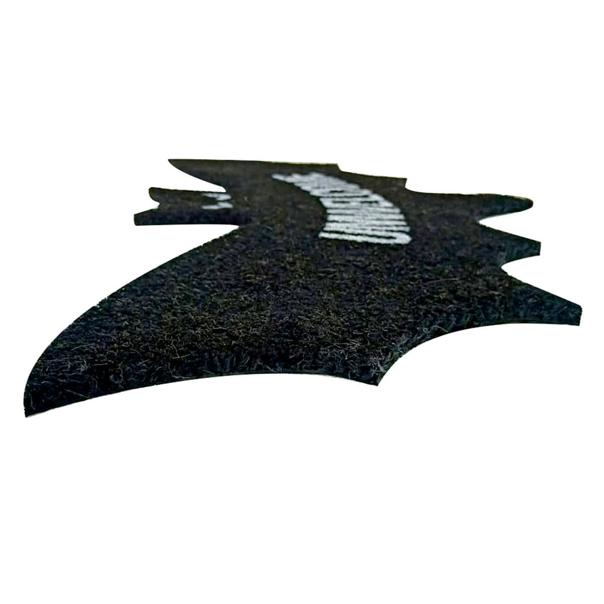 At Home Midnight Shadows Unwelcome Shaped Bat Coir Mat 22x47