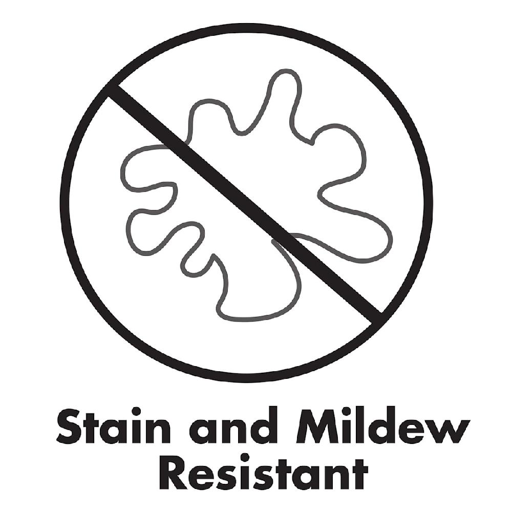 At Home Navy Blue Canvas Square Outdoor Throw Pillow 16"