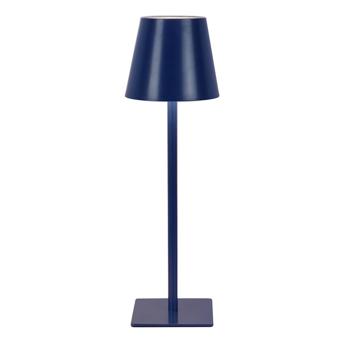 At Home Navy Blue Indoor & Outdoor USB Portable Rechargeable Lamp