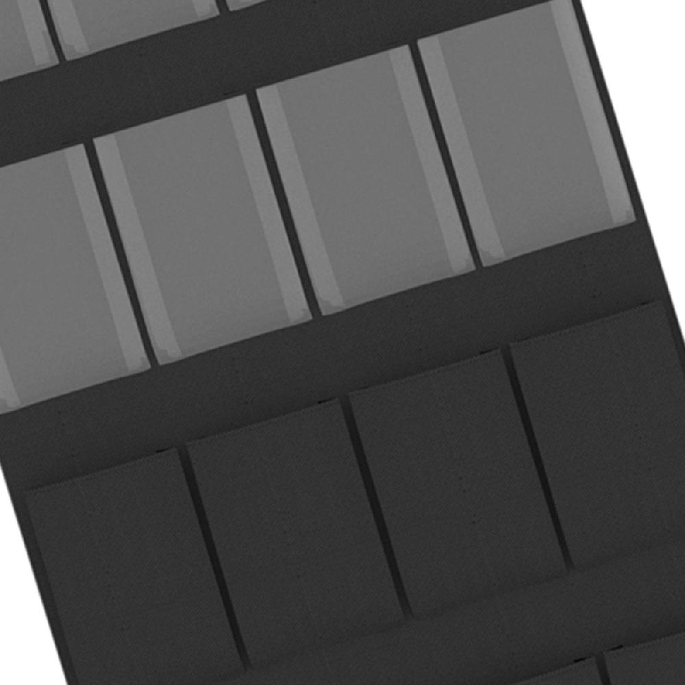 At Home Over The Door Fabric Shoe Closet Organizer Black