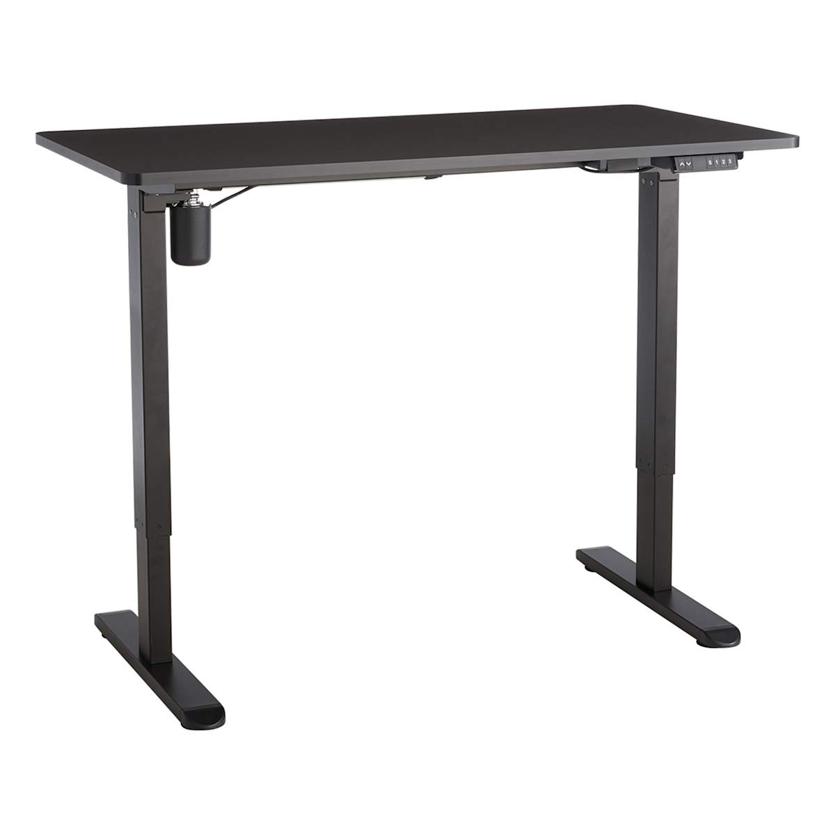 At Home Owen Wood & Metal Adjustable Office Desk Black