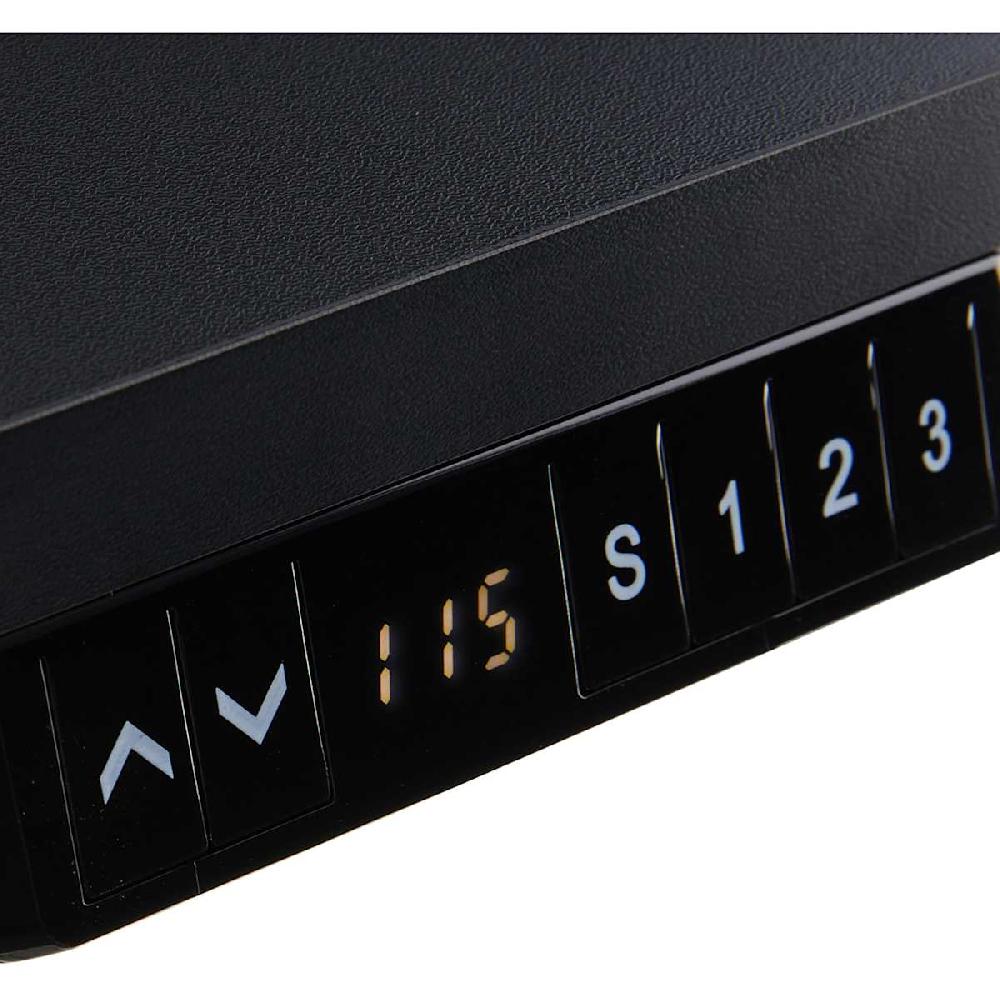 At Home Owen Wood & Metal Adjustable Office Desk Black