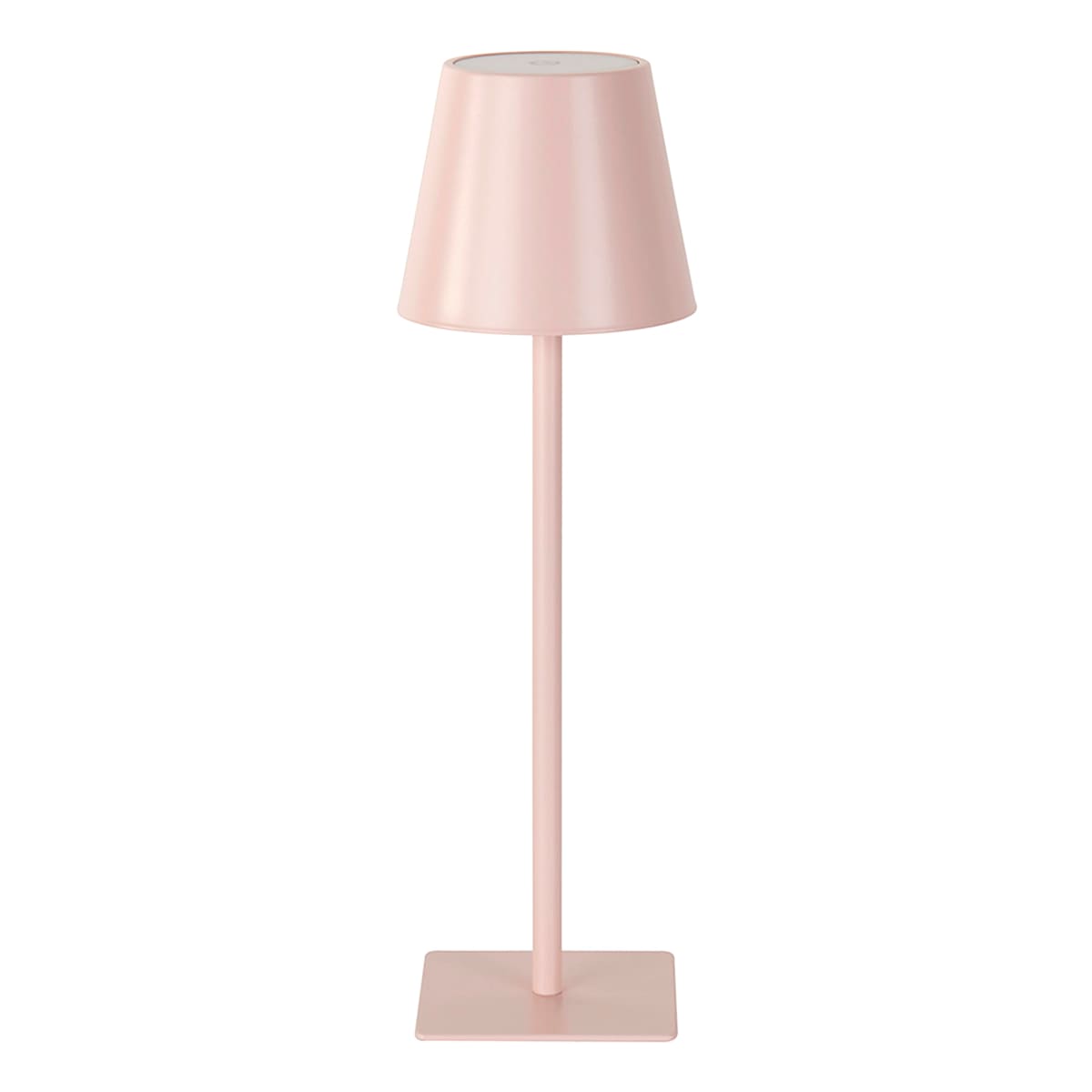 At Home Pink Indoor & Outdoor USB Rechargeable Lamp 14"