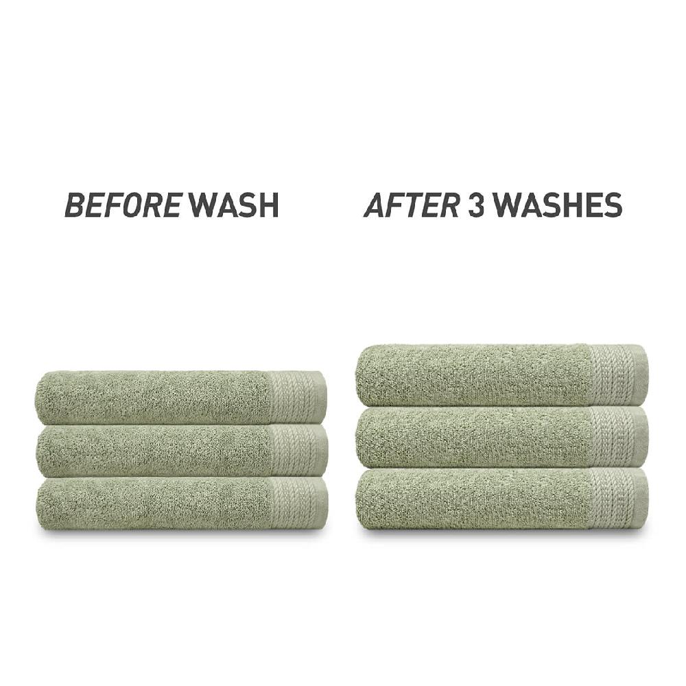 At Home Plush Performance Solid Sage Bath Towel 30x54