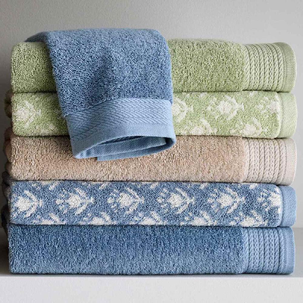 At Home Plush Performance Solid Sage Bath Towel 30x54