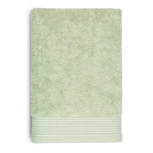 at home Plush Performance Solid Sage Bath Towel 30x54