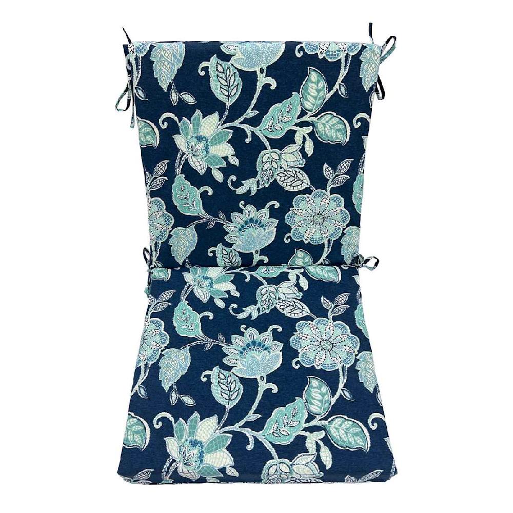 At Home Providence Positano Navy Blue Hinged Outdoor Cushion